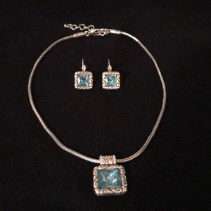 Brighton Regina necklace and earrings